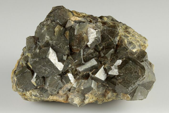 Olive Topazolite Garnet Cluster - Quartzite Mountain, Arizona #188283